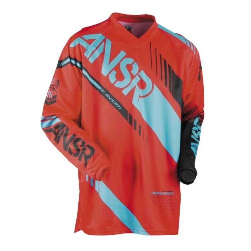 ANSR Answer Mens M Red Long Raglan Sleeve A16.5 Sy
